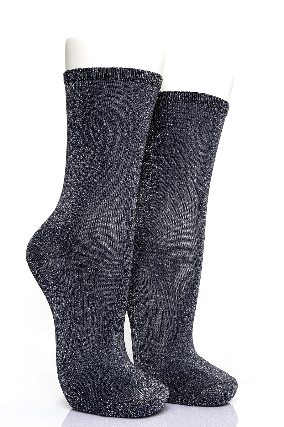 4’lü Kadın Simli Asortili Soket Çorabı